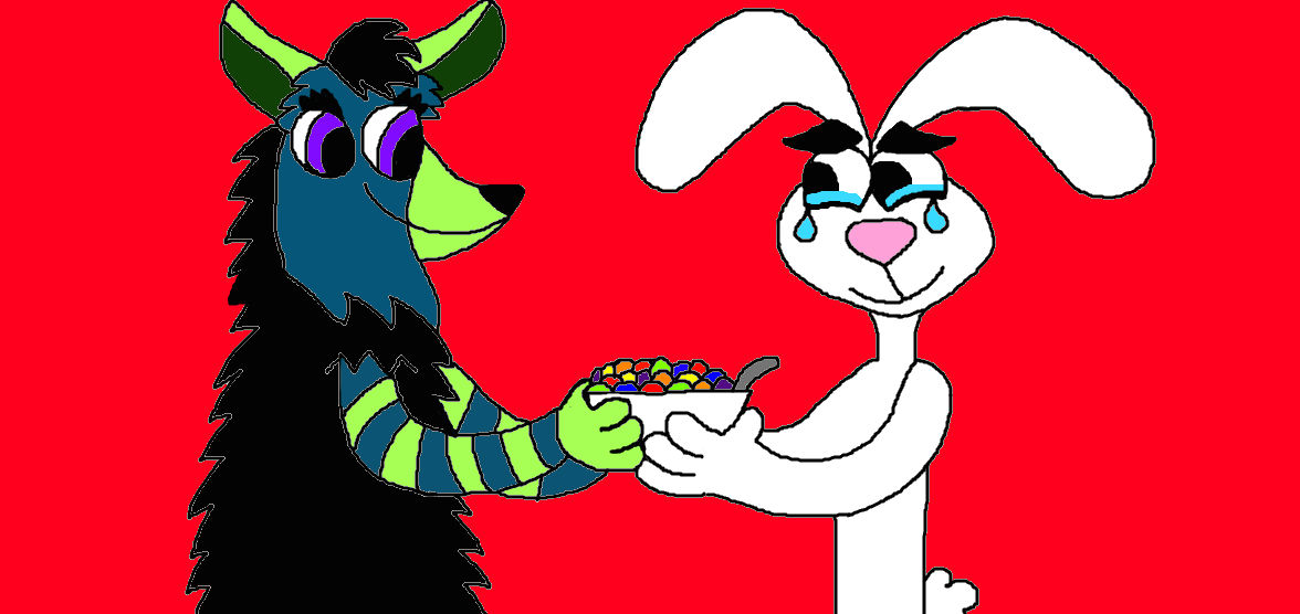 Drollery Rabbit Silly Rabbit, Help Yourself by FurryJori on DeviantArt