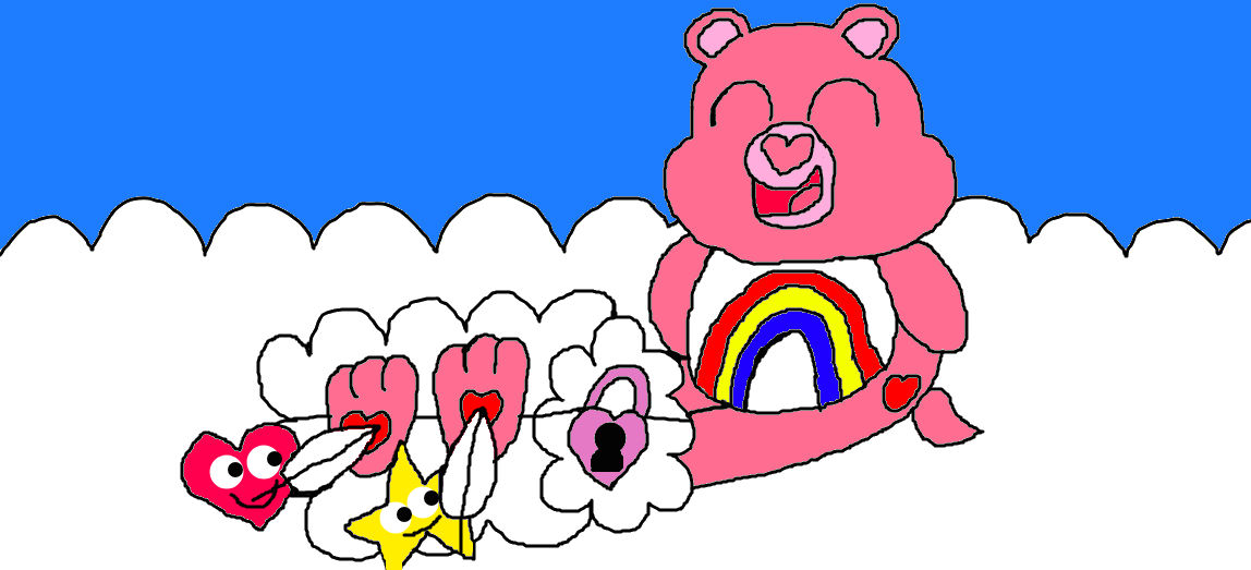 Cheer Bear In Cloud Stocks by FurryJori on DeviantArt