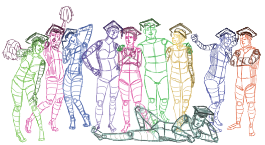 Images Of Group Poses Drawing