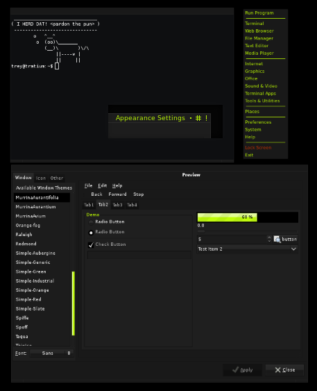 Green-Black for Openbox