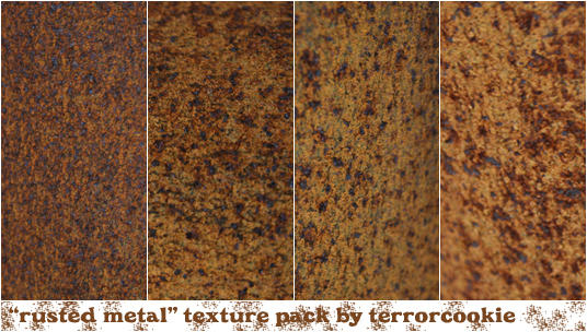 Rusted Metal Texture Pack by TerrorCookie on DeviantArt