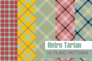 Retro Tartan - 10 patterns