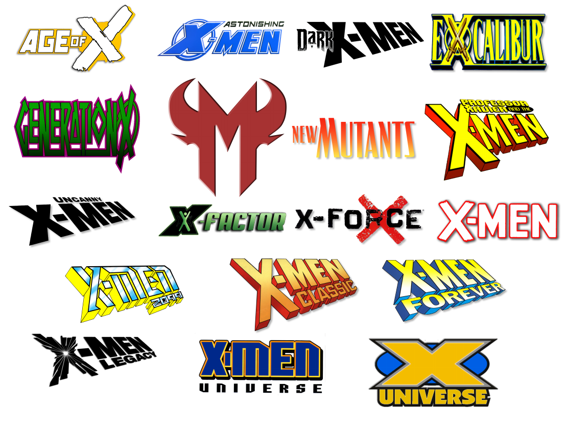 X-Men Comic Logo Icons Vol 2