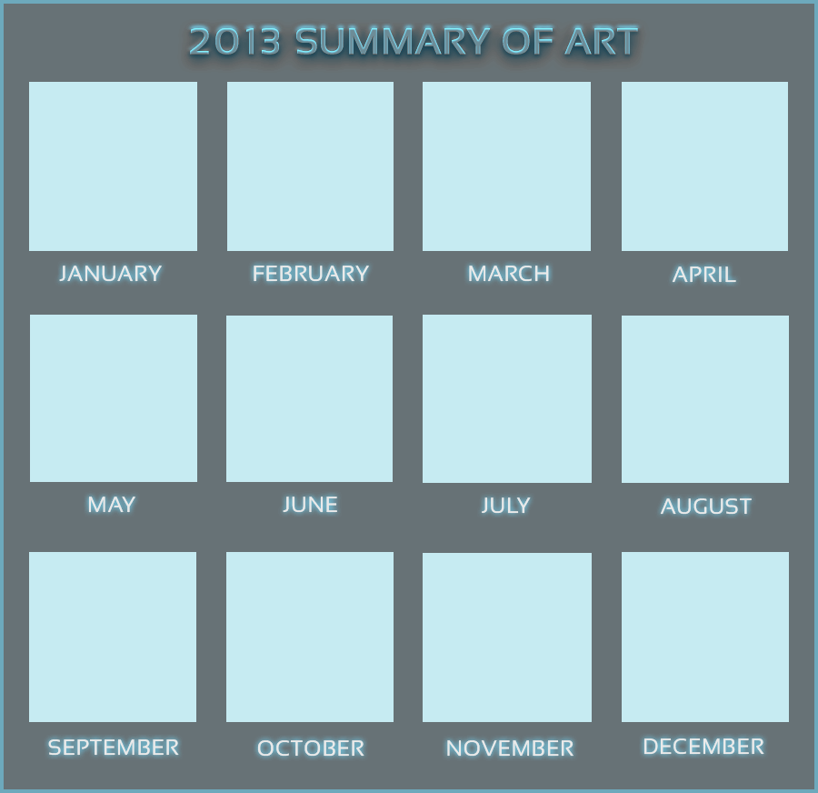 2013 Summary of Art MEME PSD