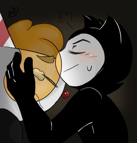 cuphead x bendy cuphead x bendy