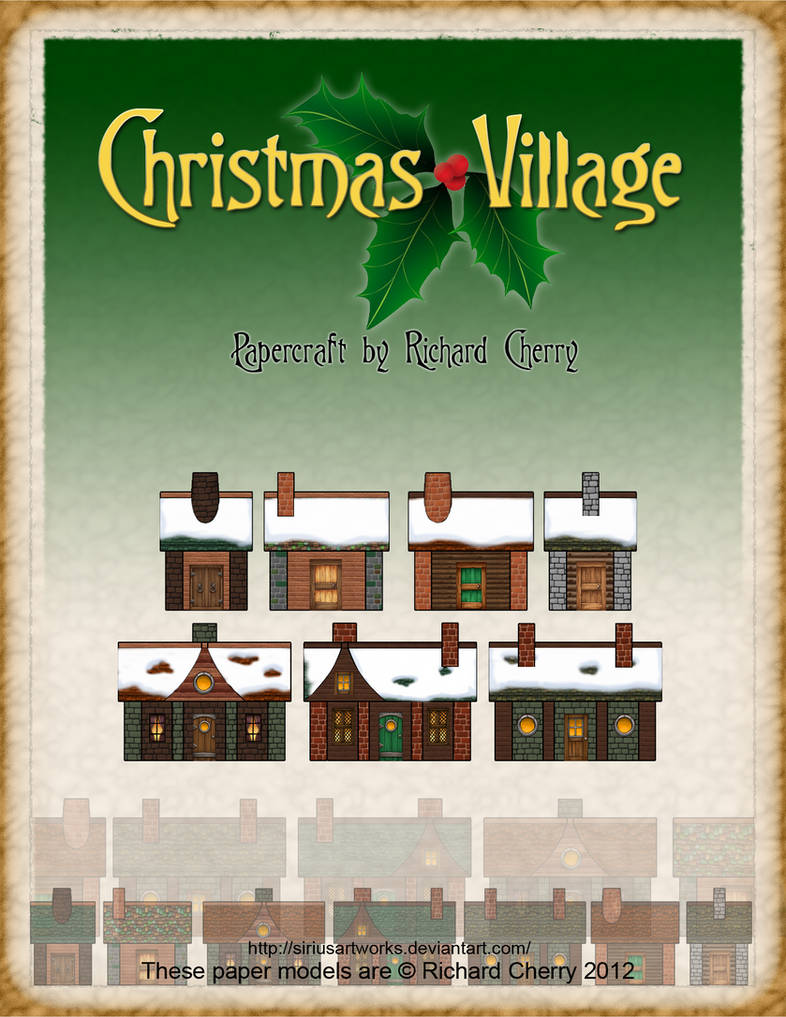 Christmas Village by SiriusArtWorks on DeviantArt