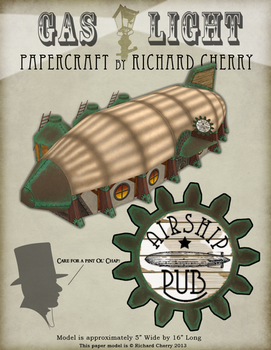 Airship Pub Papercraft