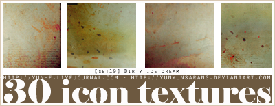 dirty icecream - icon textures