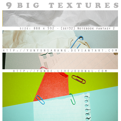 9 big textures - notebook 2