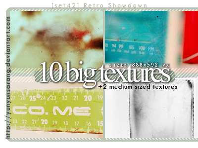 10 big textures - retro show