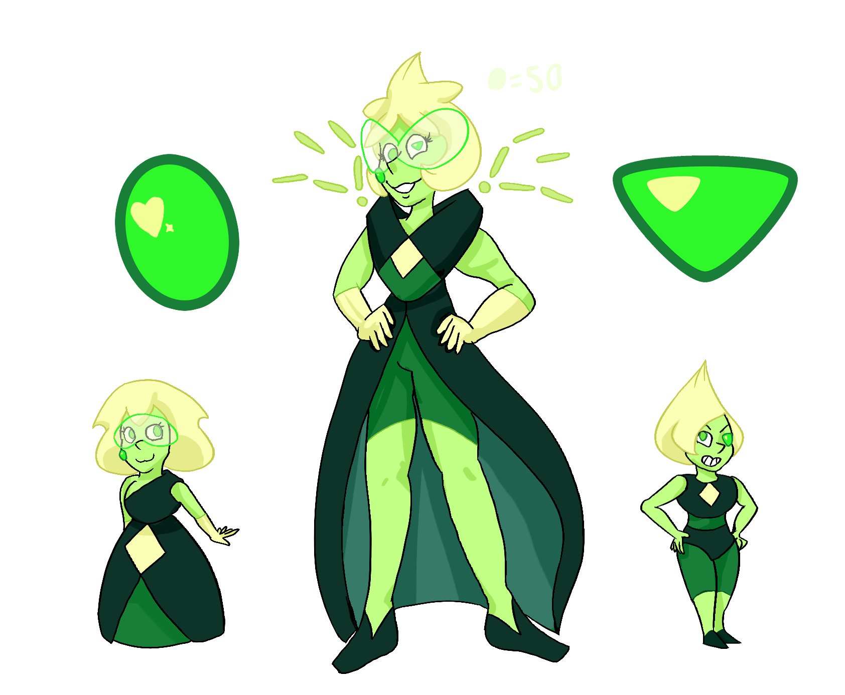 Peridots by Crabuggy on DeviantArt