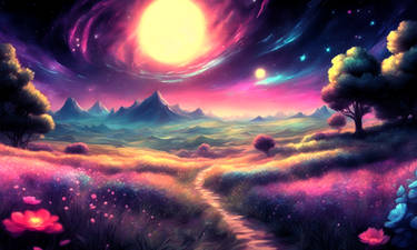 Fantasy in Purple by VisionaryLoopsAI on DeviantArt