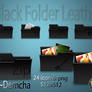 Black Folder Leather Set