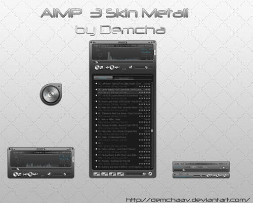 Metall skin for AIMP  3