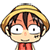 Luffy Anime Emoji (Got hit or slap) [V5]