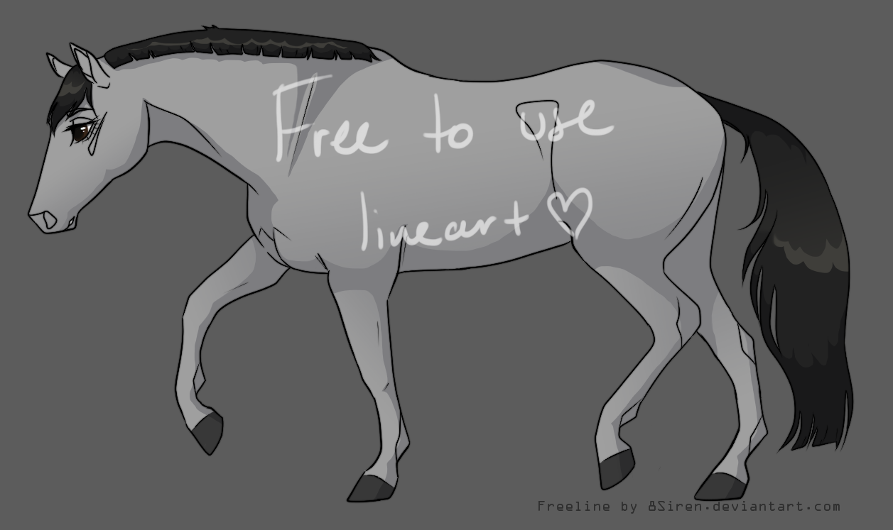 Free To Use Horse Base by 8Siren on DeviantArt