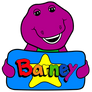 Barney Logo (1994-2014) (With Rainbow Letters)