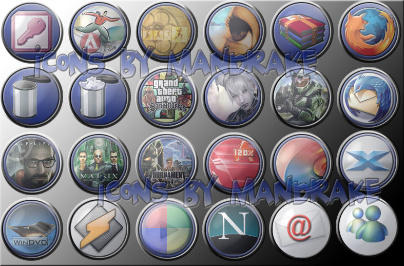 mandrake's Dock Icon pack 2.0 by pmandrake on DeviantArt
