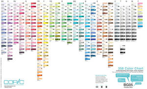 358 copic color set for Manga Studio 5