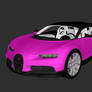 MMD bugatti chiron pink DL