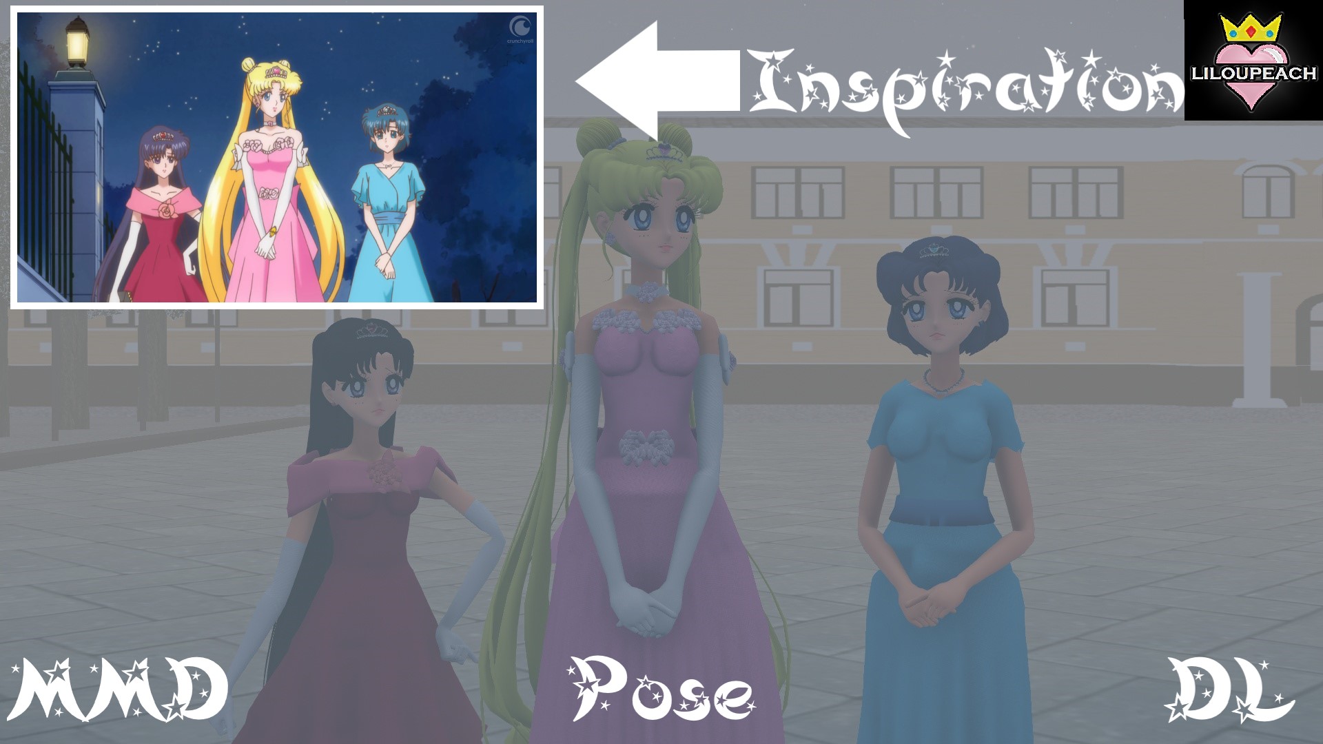 Go to masquerade bal MMD Pose DL by liloupeach on DeviantArt