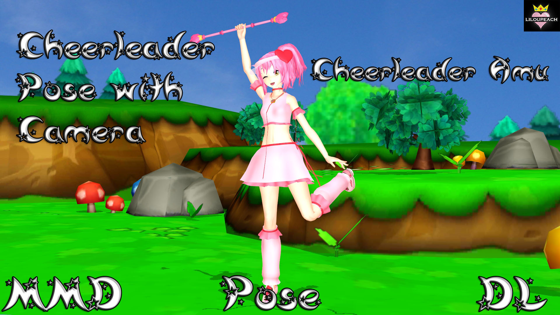 MMD Cheerleader Pose DL by liloupeach on DeviantArt