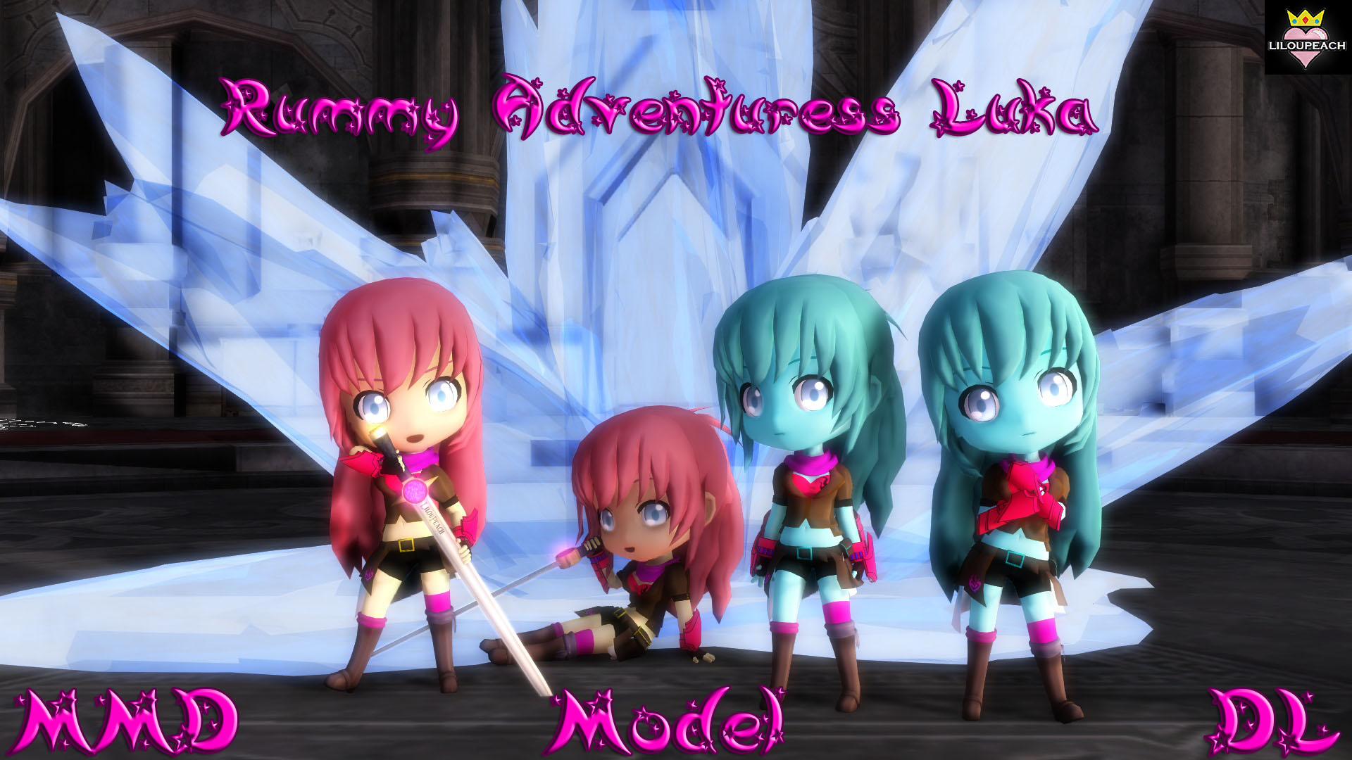 MMD Rummy Adventuress Luka V2 DL by liloupeach on DeviantArt