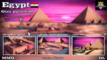 Egypt Giza pyramids Stage MMD DL by liloupeach