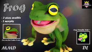 Frog green  MMD DL