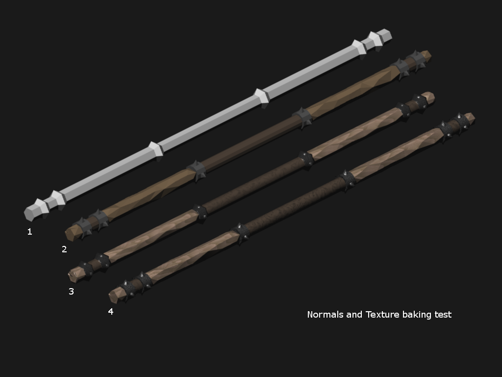 Quarterstaff Blender Baking by pfunked on DeviantArt