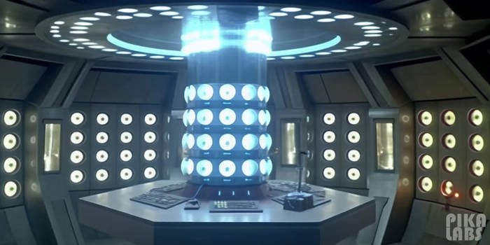 DOCTOR WHO ANIMATED 7TH DOCTOR TARDIS CONSOLE ROOM