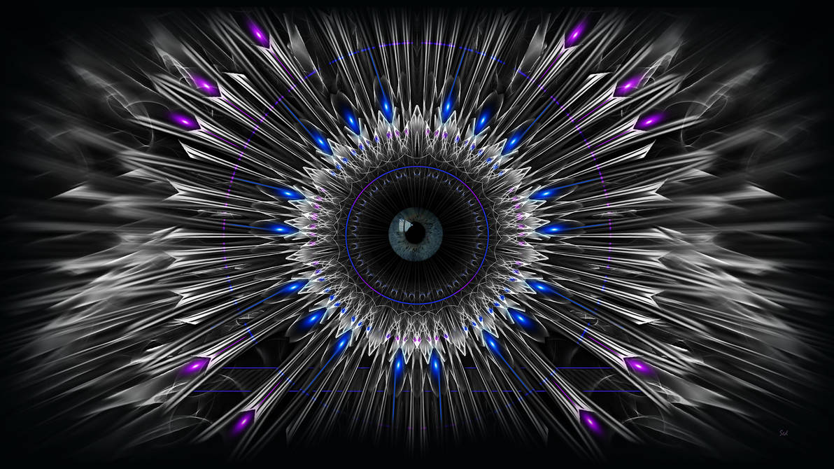 фрактал глаз. фрактал глаз. геометрические фракталы. глаз 3d графика. алекс грей психоделический художник.