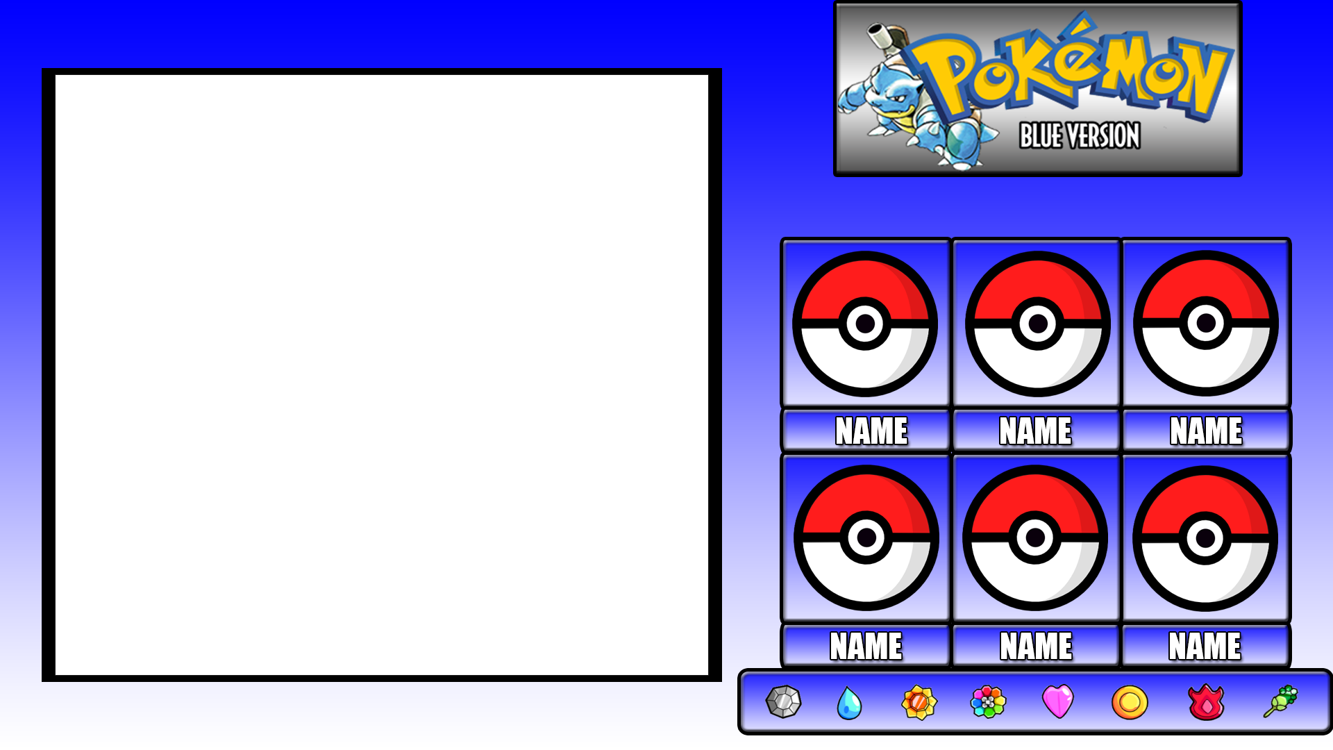 Pokemon Blue Version Layout by Sotnekron on DeviantArt