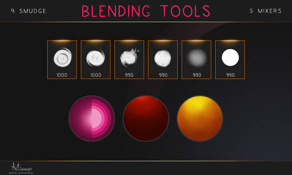 Brushset | Blending Tools (Photoshop/CSP)