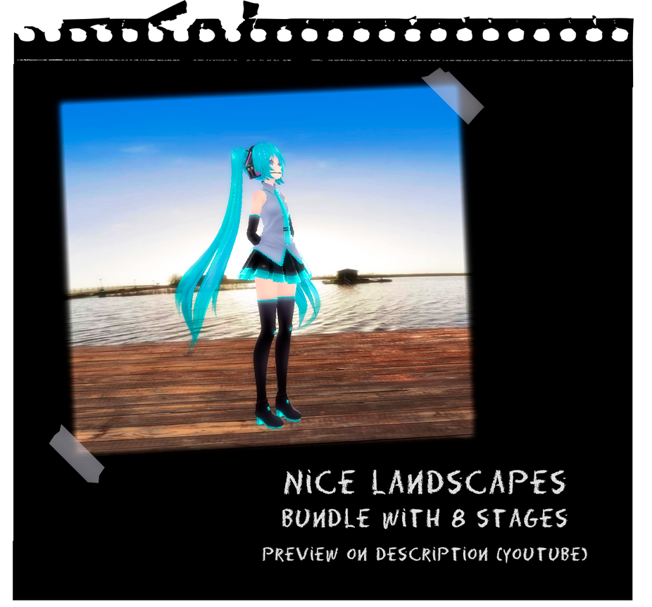 MMD Nice landscape stages_bundle by IgnisDraconi
