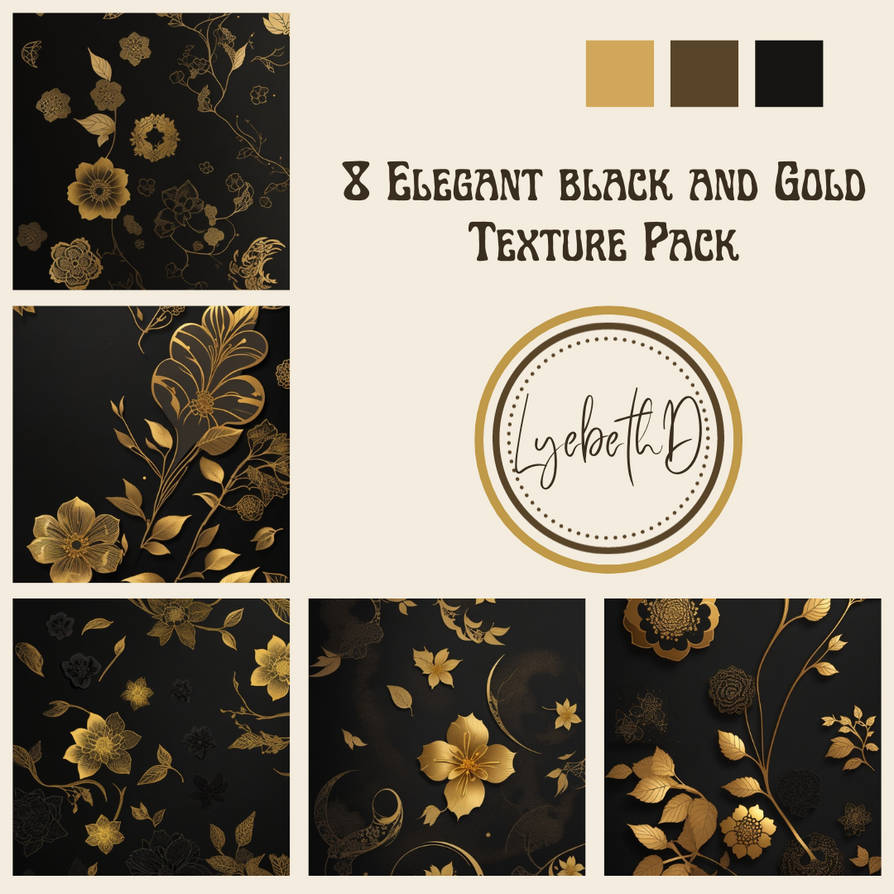 Gold Black Texture Pack by LyebethD on DeviantArt
