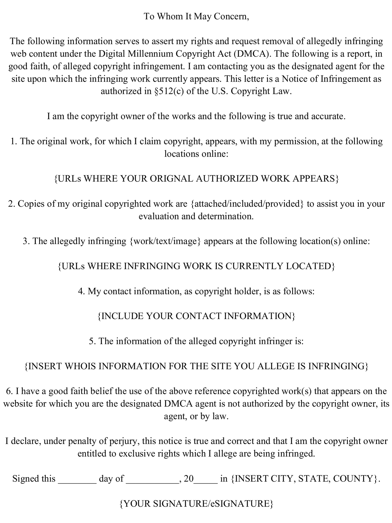 i got a dmca notice