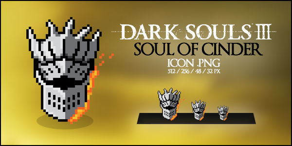 Dark Souls III - Soul of Cinder Icon by Naivsan on DeviantArt