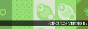 Green circles patterns