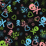 Kawaii skull brushes