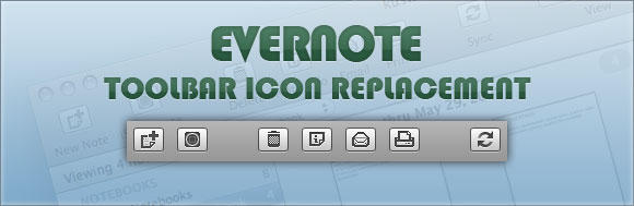 Evernote 3 Toolbar Icons