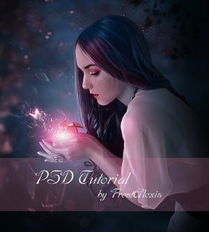 Shattered Fairytale PSD free tutorial