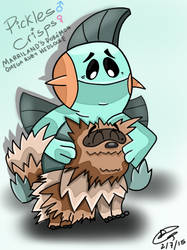 Pickles the Marshtomp and Crisps the Zigzagoon