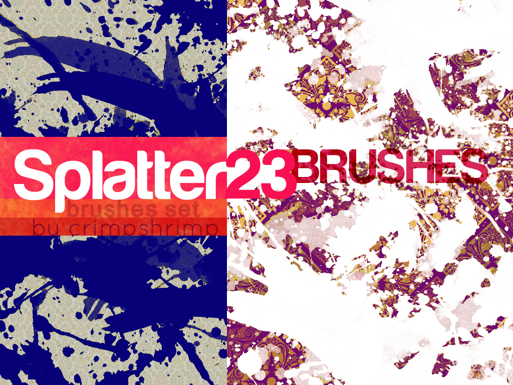 SPLATTER23- brush set