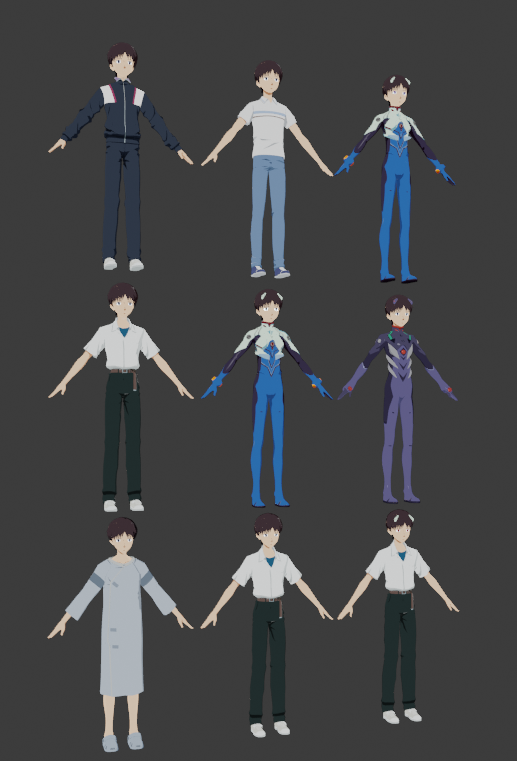 Evangelion - Shinji Ikari (FBX DL) by Mimicosss on DeviantArt
