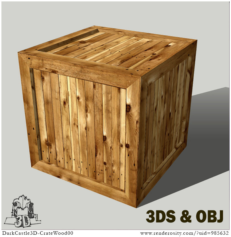 DkC3D - Crate,Wood Free Obj 3DS by DarkCastle3D on DeviantArt