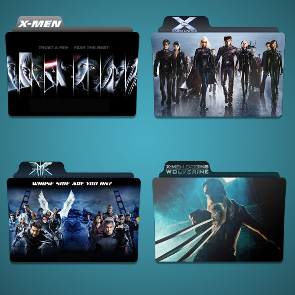 X Movies folder icon Pack by Kliesen on DeviantArt