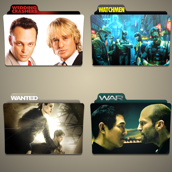 W movies folder icon pack by Kliesen on DeviantArt