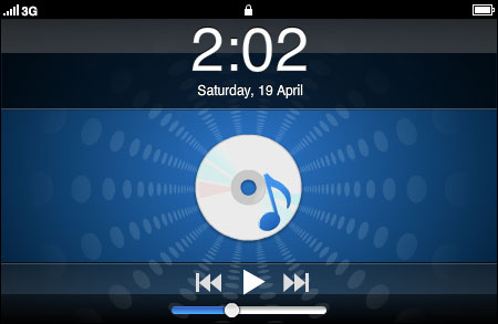 iOS6 Lockscreen Web Banner