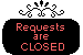 FREE Classy Status button: Requests are closed